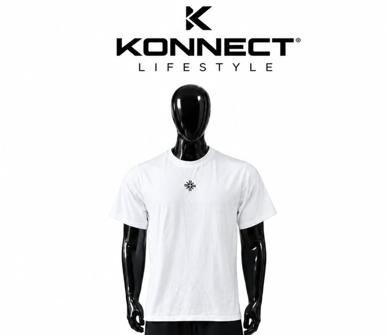 Konnect White T-Shirt