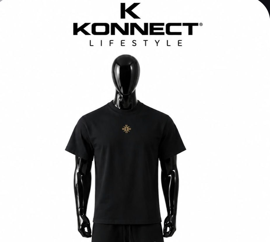 Konnect Black T-Shirt